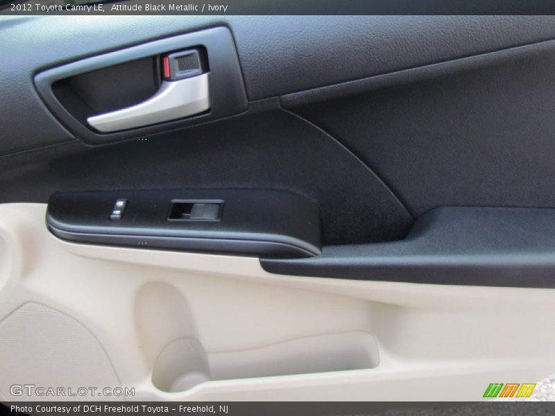 Attitude Black Metallic / Ivory 2012 Toyota Camry LE