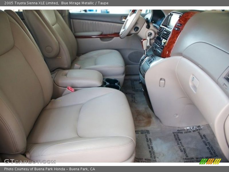 Blue Mirage Metallic / Taupe 2005 Toyota Sienna XLE Limited