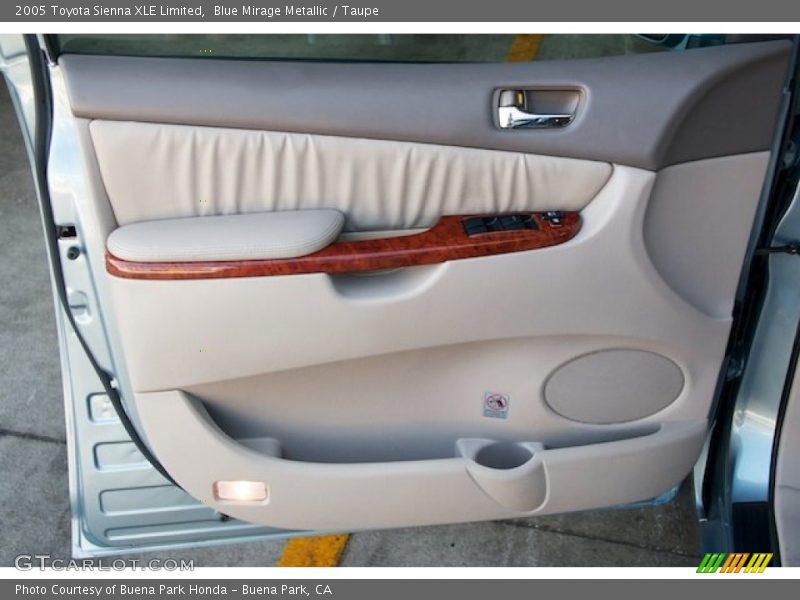 Blue Mirage Metallic / Taupe 2005 Toyota Sienna XLE Limited