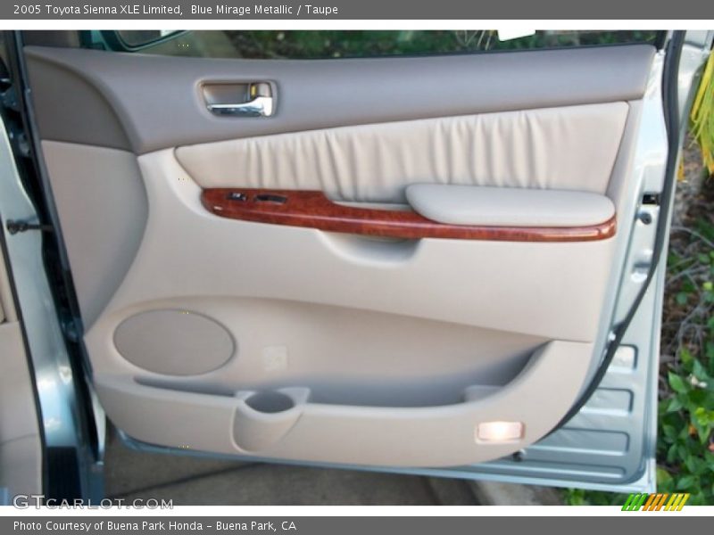 Blue Mirage Metallic / Taupe 2005 Toyota Sienna XLE Limited