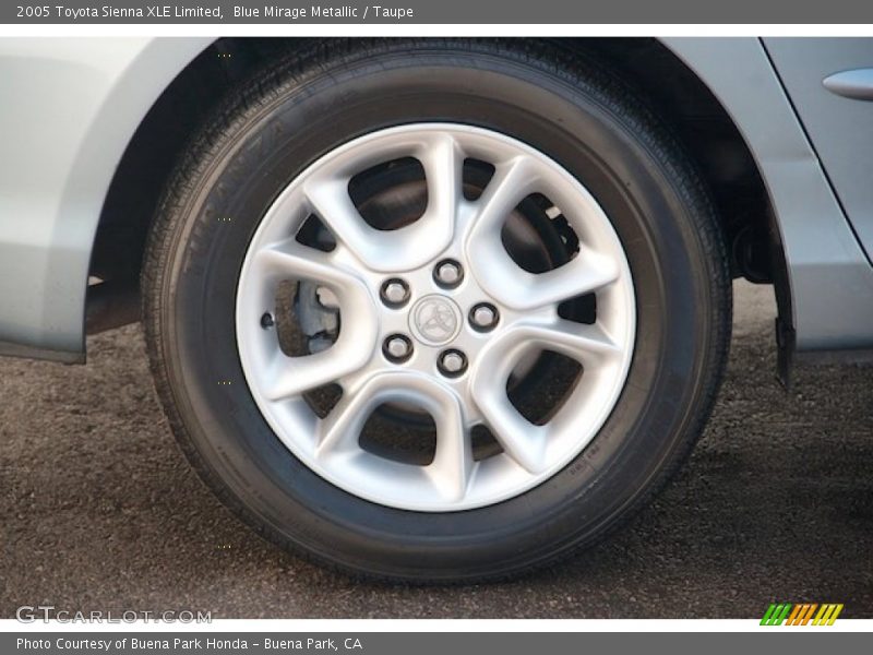 Blue Mirage Metallic / Taupe 2005 Toyota Sienna XLE Limited