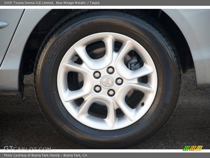 Blue Mirage Metallic / Taupe 2005 Toyota Sienna XLE Limited