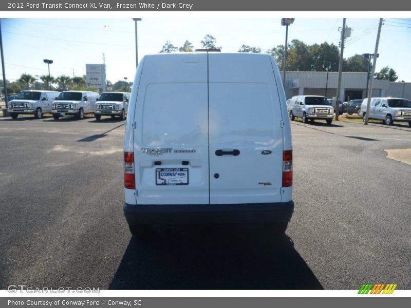 Frozen White / Dark Grey 2012 Ford Transit Connect XL Van