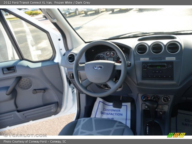 Frozen White / Dark Grey 2012 Ford Transit Connect XL Van