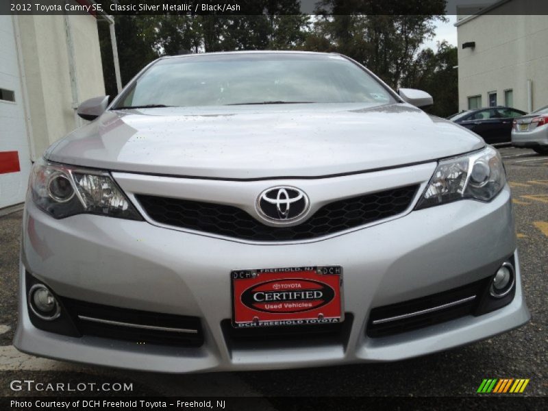 Classic Silver Metallic / Black/Ash 2012 Toyota Camry SE