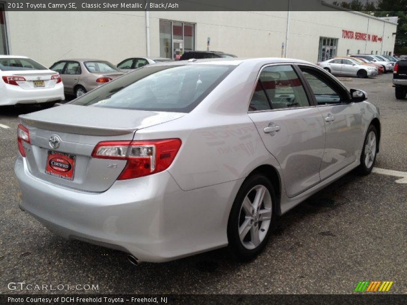Classic Silver Metallic / Black/Ash 2012 Toyota Camry SE