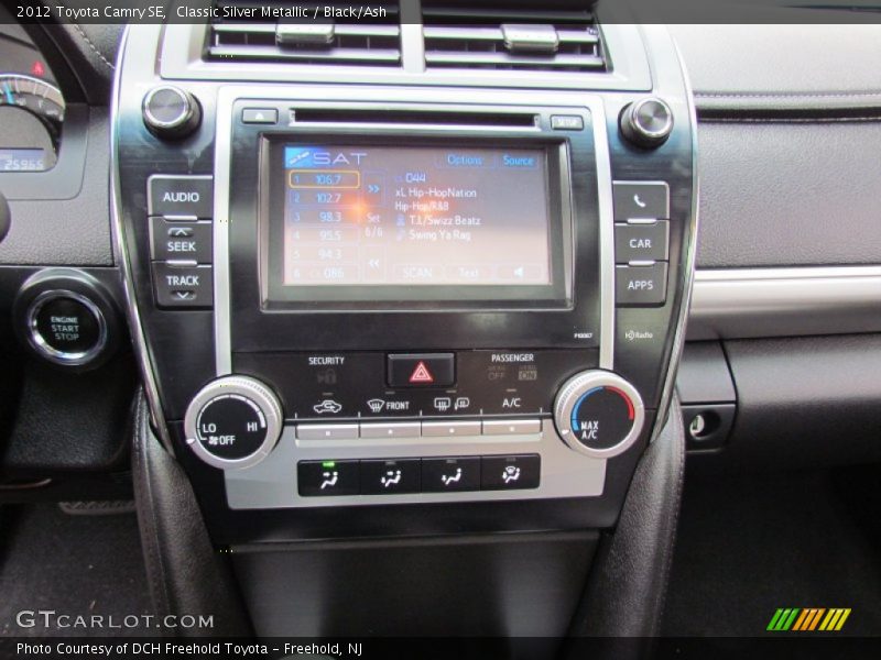 Classic Silver Metallic / Black/Ash 2012 Toyota Camry SE