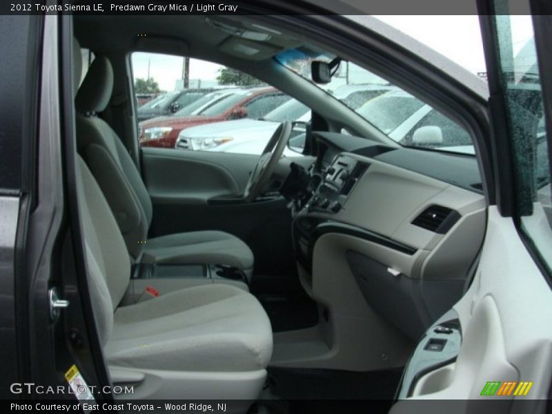 Predawn Gray Mica / Light Gray 2012 Toyota Sienna LE