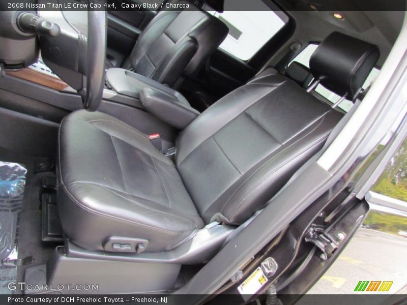 Galaxy Black / Charcoal 2008 Nissan Titan LE Crew Cab 4x4