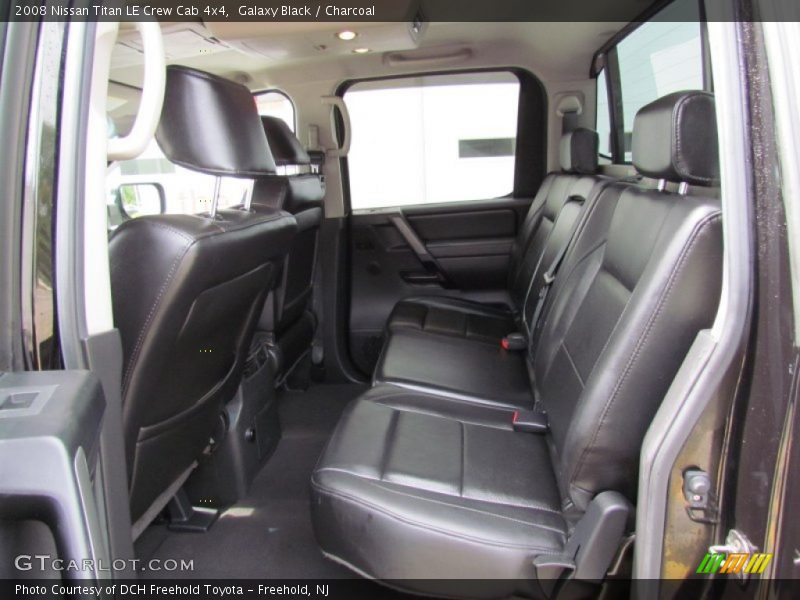 Galaxy Black / Charcoal 2008 Nissan Titan LE Crew Cab 4x4