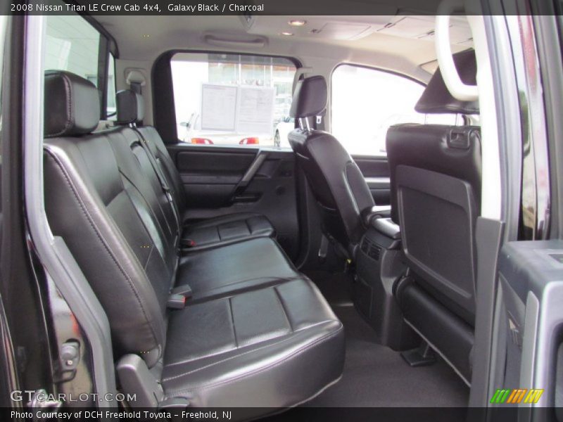 Galaxy Black / Charcoal 2008 Nissan Titan LE Crew Cab 4x4
