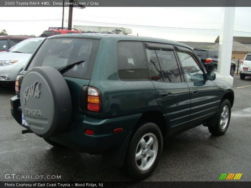 Deep Jewel Green / Gray 2000 Toyota RAV4 4WD