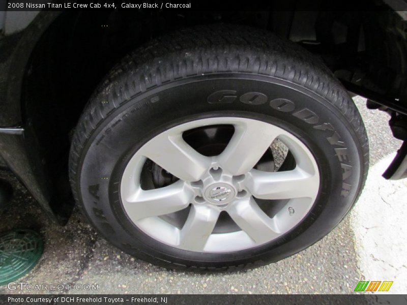 Galaxy Black / Charcoal 2008 Nissan Titan LE Crew Cab 4x4