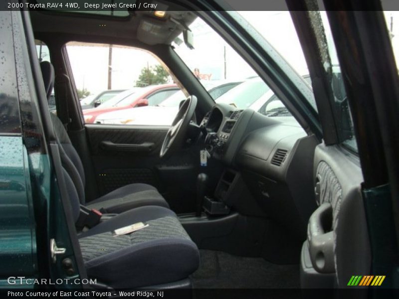 Deep Jewel Green / Gray 2000 Toyota RAV4 4WD