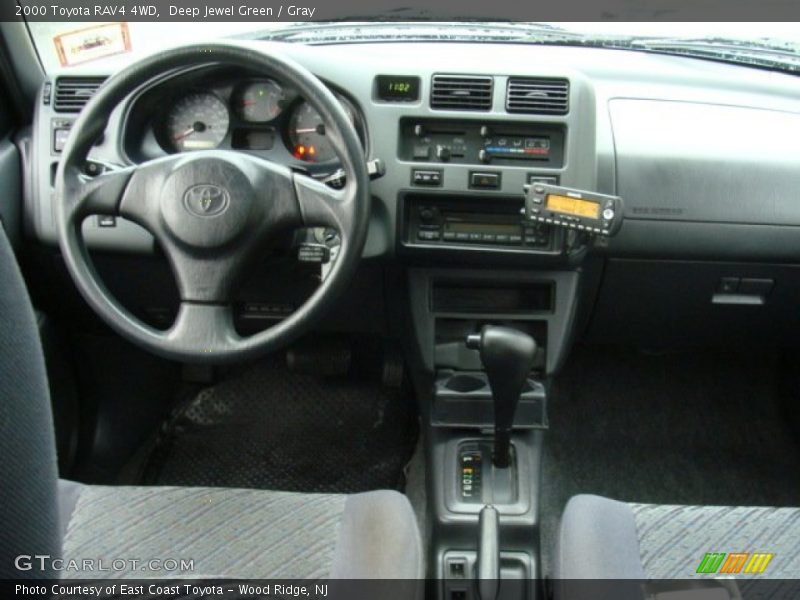 Deep Jewel Green / Gray 2000 Toyota RAV4 4WD