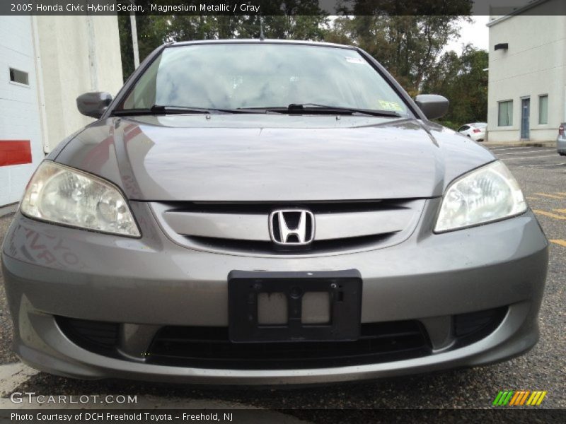Magnesium Metallic / Gray 2005 Honda Civic Hybrid Sedan