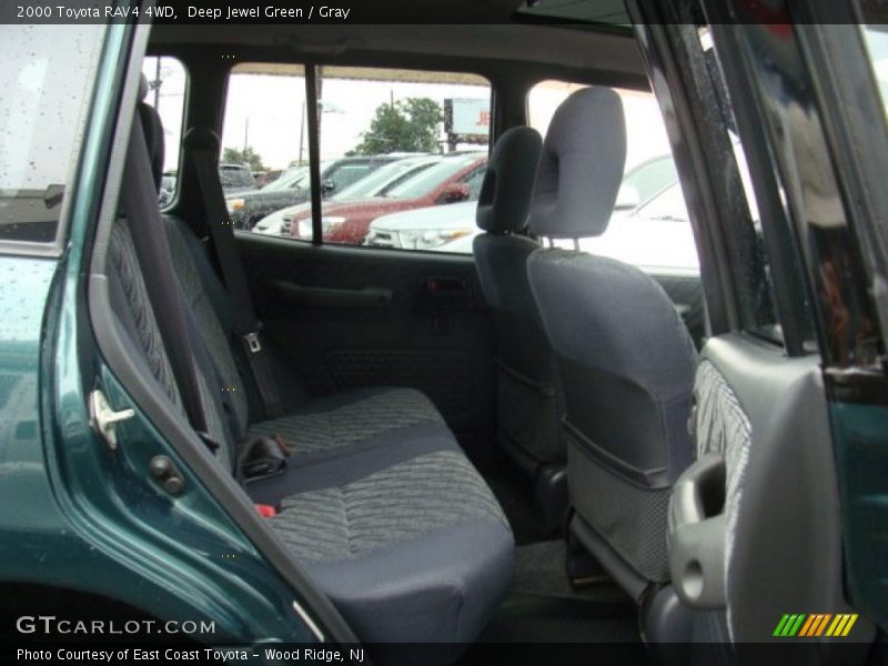 Deep Jewel Green / Gray 2000 Toyota RAV4 4WD