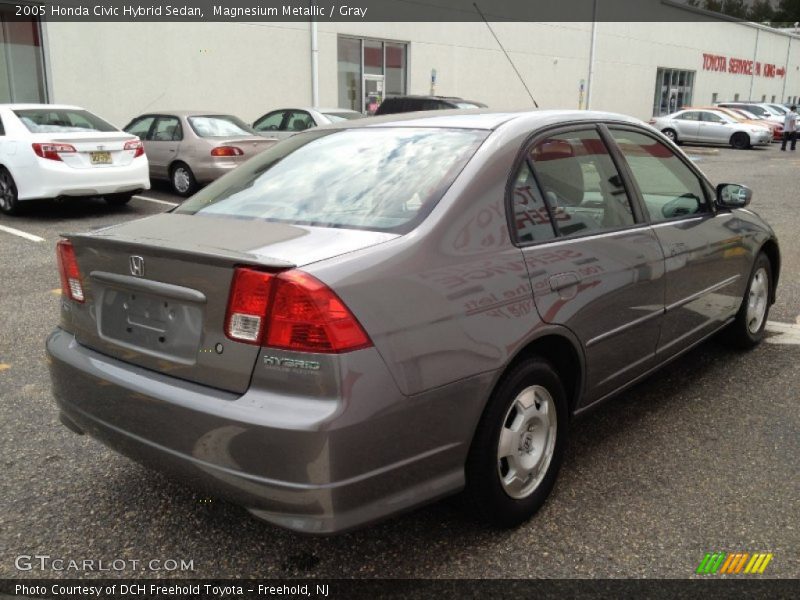 Magnesium Metallic / Gray 2005 Honda Civic Hybrid Sedan