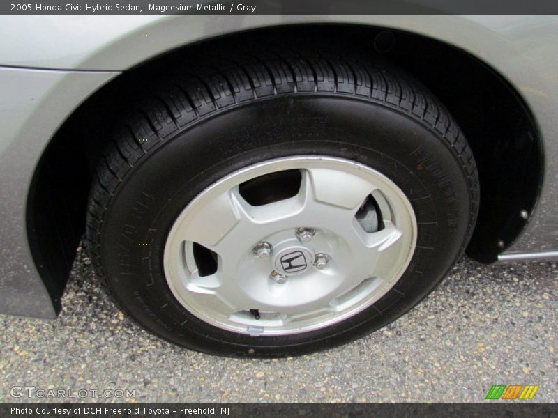 Magnesium Metallic / Gray 2005 Honda Civic Hybrid Sedan