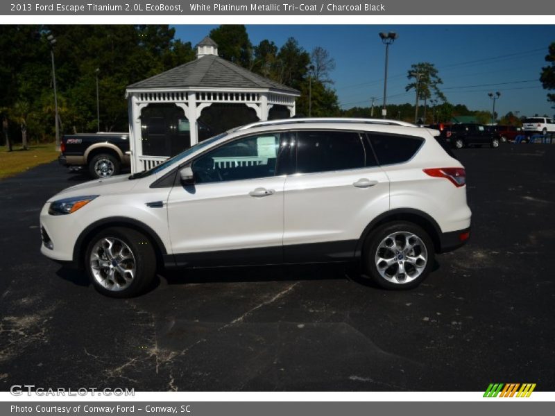  2013 Escape Titanium 2.0L EcoBoost White Platinum Metallic Tri-Coat