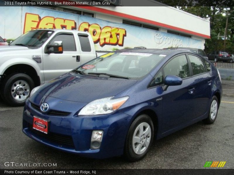 Blue Ribbon Metallic / Dark Gray 2011 Toyota Prius Hybrid II