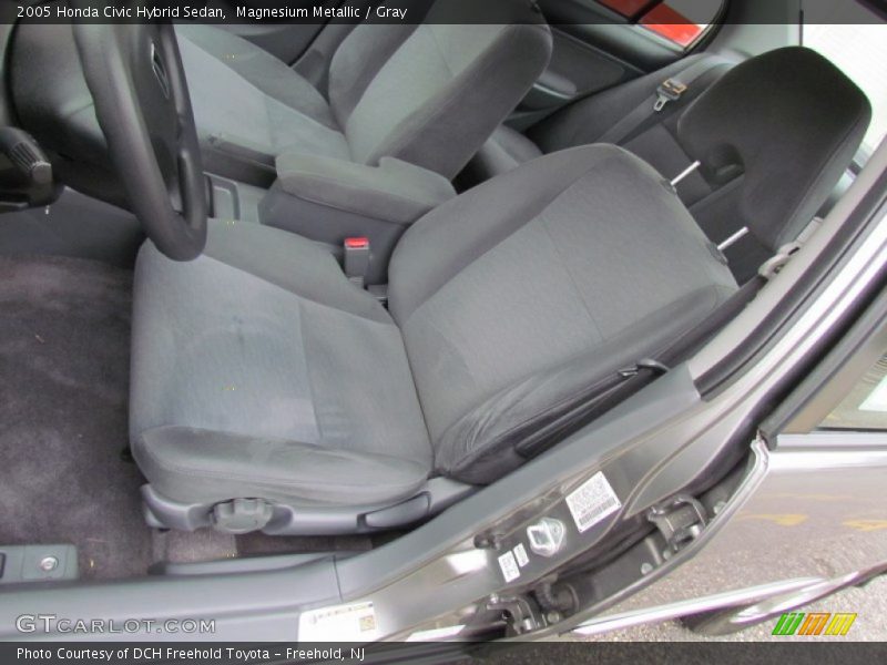 Magnesium Metallic / Gray 2005 Honda Civic Hybrid Sedan