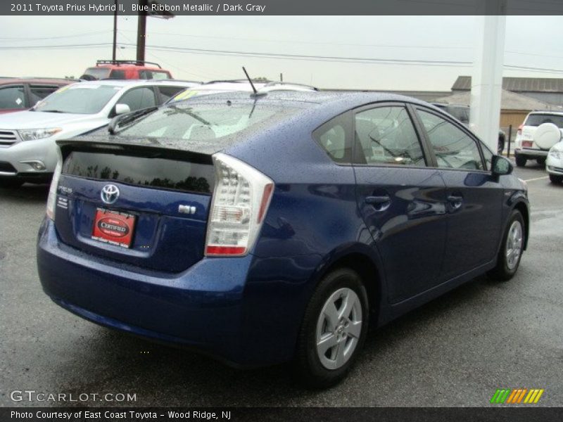 Blue Ribbon Metallic / Dark Gray 2011 Toyota Prius Hybrid II