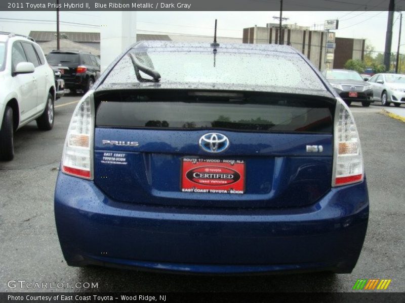 Blue Ribbon Metallic / Dark Gray 2011 Toyota Prius Hybrid II