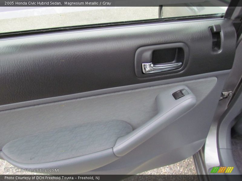 Magnesium Metallic / Gray 2005 Honda Civic Hybrid Sedan