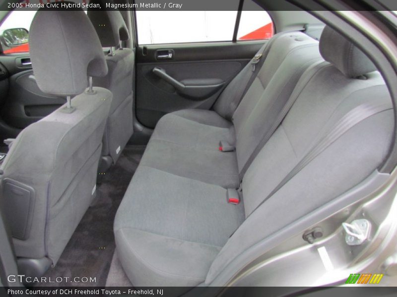 Magnesium Metallic / Gray 2005 Honda Civic Hybrid Sedan