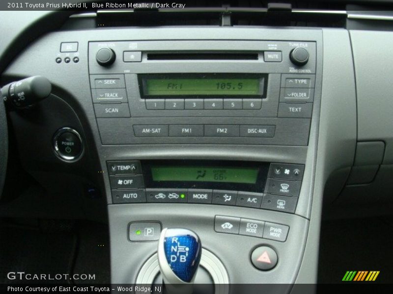 Blue Ribbon Metallic / Dark Gray 2011 Toyota Prius Hybrid II