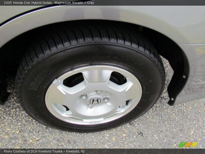 Magnesium Metallic / Gray 2005 Honda Civic Hybrid Sedan