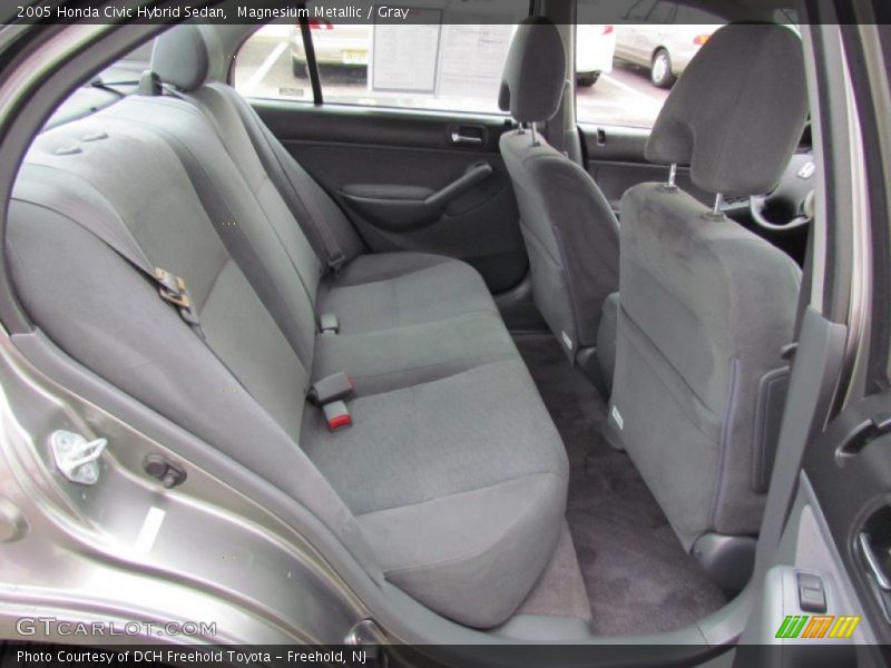 Magnesium Metallic / Gray 2005 Honda Civic Hybrid Sedan
