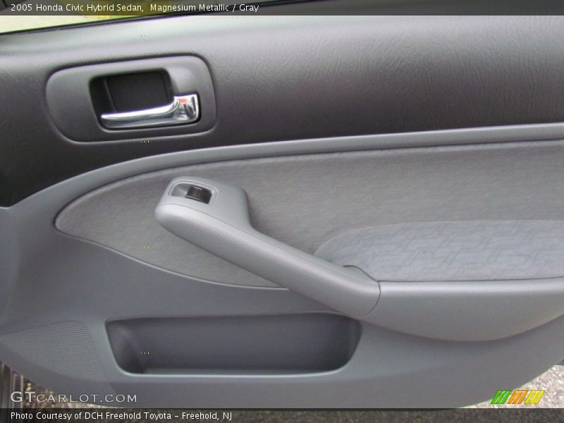 Magnesium Metallic / Gray 2005 Honda Civic Hybrid Sedan