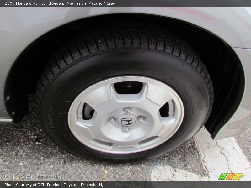 Magnesium Metallic / Gray 2005 Honda Civic Hybrid Sedan