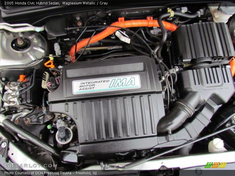 Magnesium Metallic / Gray 2005 Honda Civic Hybrid Sedan
