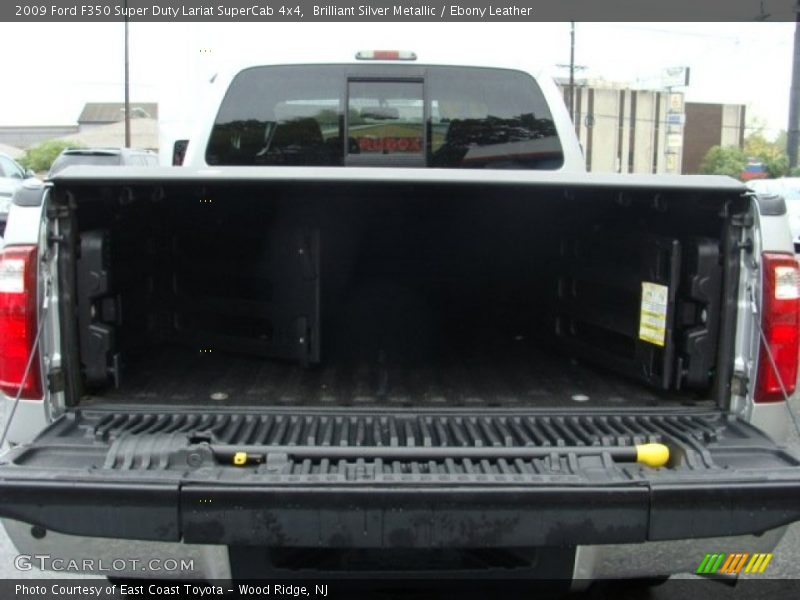 Brilliant Silver Metallic / Ebony Leather 2009 Ford F350 Super Duty Lariat SuperCab 4x4