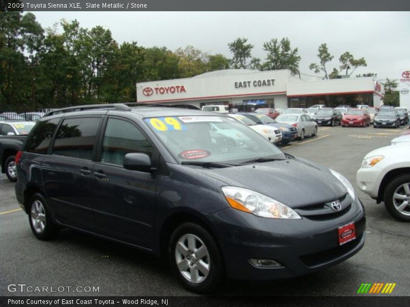 Slate Metallic / Stone 2009 Toyota Sienna XLE