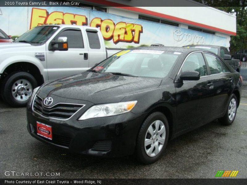 Black / Ash Gray 2010 Toyota Camry LE