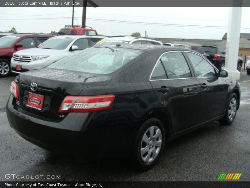 Black / Ash Gray 2010 Toyota Camry LE