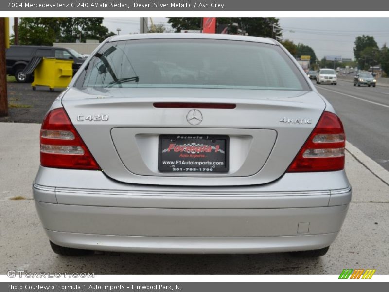 Desert Silver Metallic / Ash Grey 2004 Mercedes-Benz C 240 4Matic Sedan