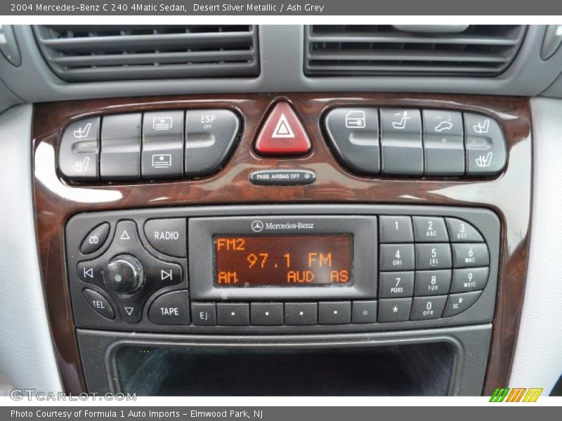 Desert Silver Metallic / Ash Grey 2004 Mercedes-Benz C 240 4Matic Sedan