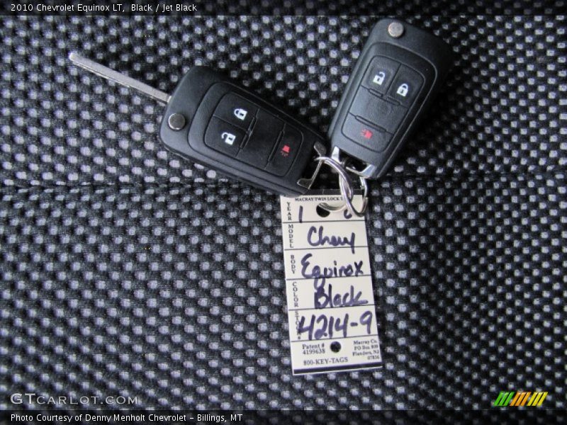 Black / Jet Black 2010 Chevrolet Equinox LT