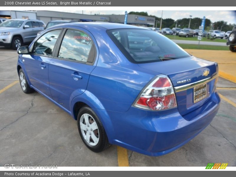 Bright Blue Metallic / Charcoal 2008 Chevrolet Aveo LS Sedan