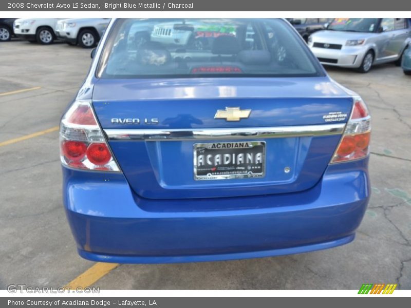 Bright Blue Metallic / Charcoal 2008 Chevrolet Aveo LS Sedan