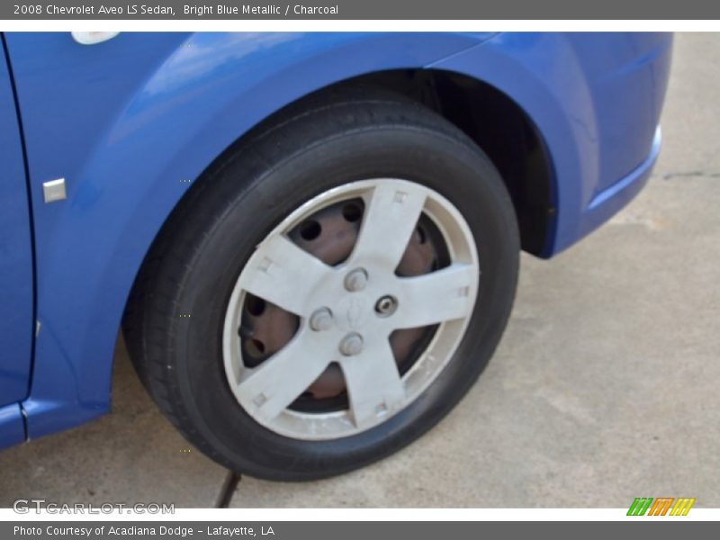 Bright Blue Metallic / Charcoal 2008 Chevrolet Aveo LS Sedan