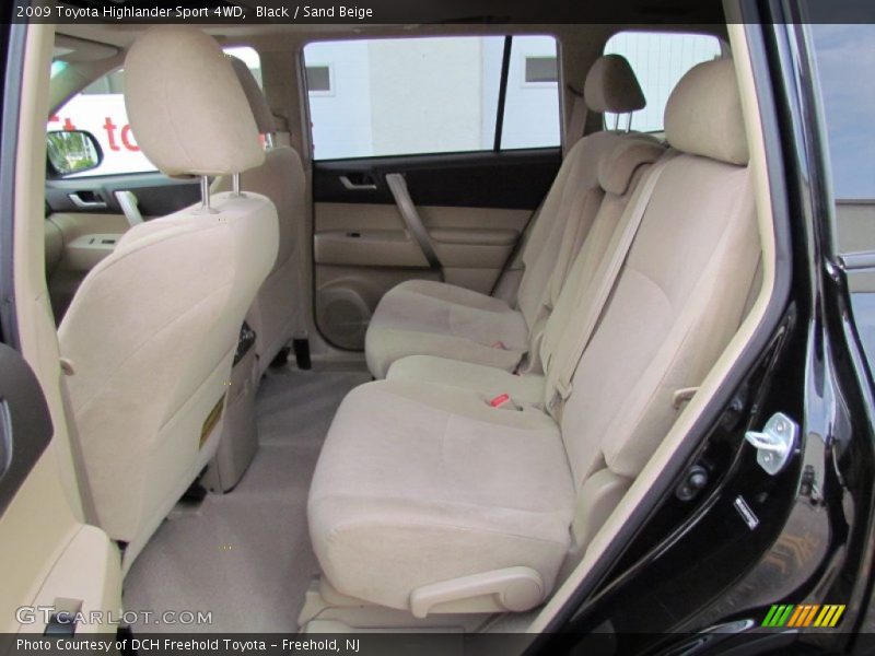 Black / Sand Beige 2009 Toyota Highlander Sport 4WD