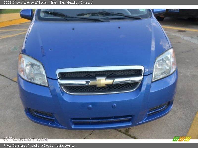 Bright Blue Metallic / Charcoal 2008 Chevrolet Aveo LS Sedan