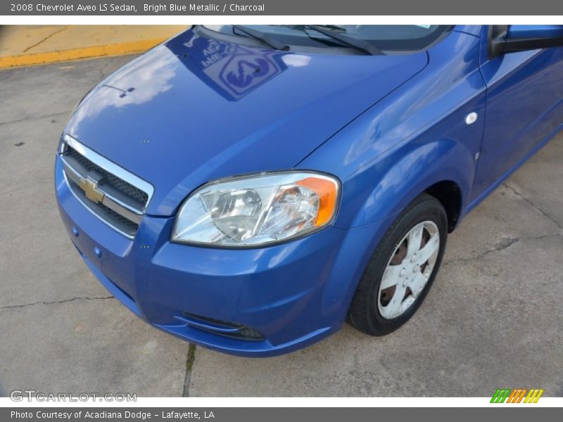 Bright Blue Metallic / Charcoal 2008 Chevrolet Aveo LS Sedan