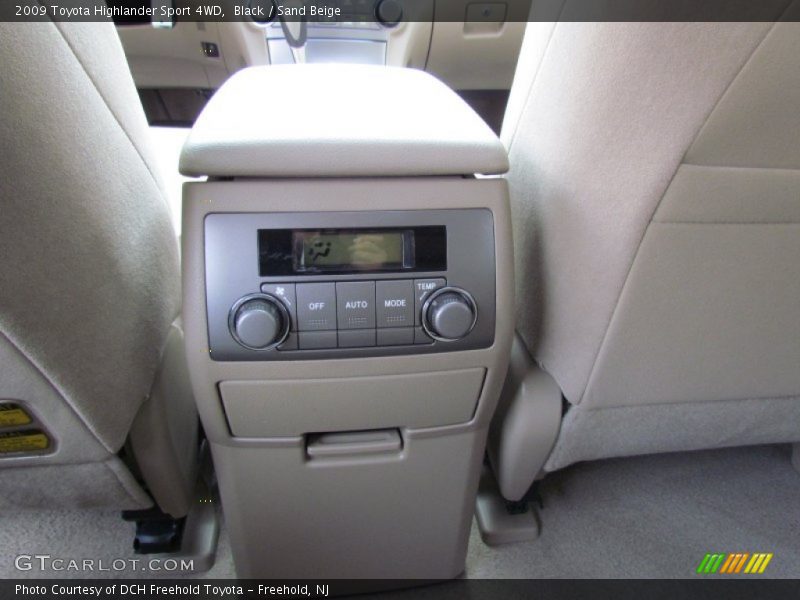 Black / Sand Beige 2009 Toyota Highlander Sport 4WD
